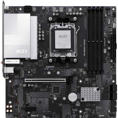 MSI PRO B840M-P WIFI6E moederbord AMD B840 Socket AM5 micro ATX