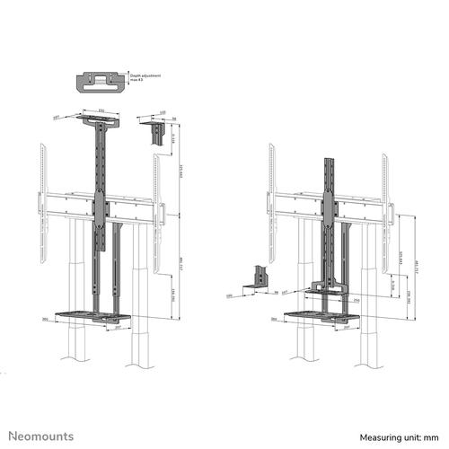 Neomounts AV1-875BL Videobar en multimedia kit - universeel - Image 8