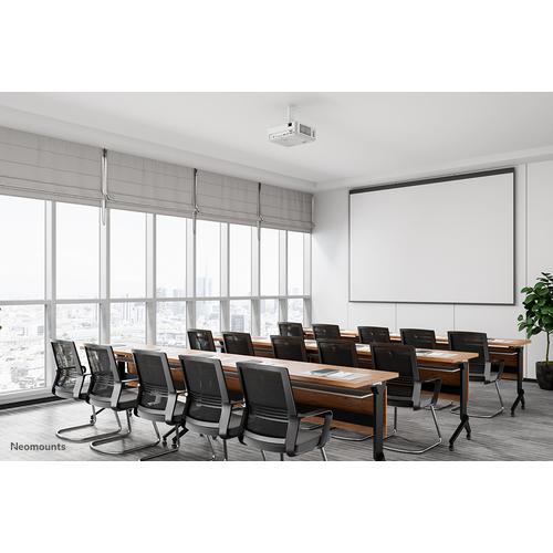 Neomounts BEAMER-C80WHITE Beamer plafondbeugel - h 13-20 cm - full motion - Image 2