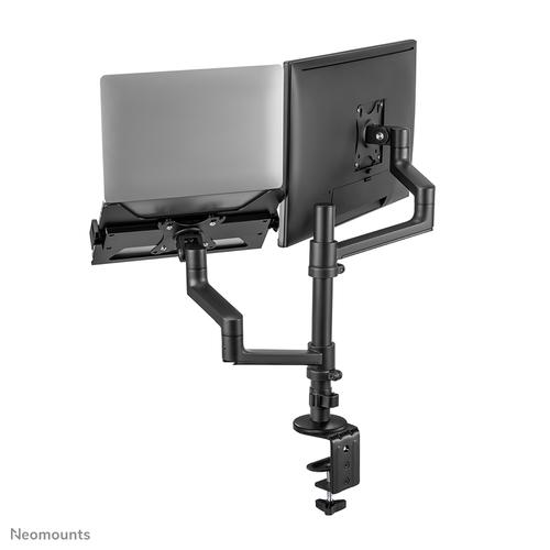 Neomounts DS20-425BL2 Monitorarm met laptophouder 17-27" - ruimtebesparend - Image 8