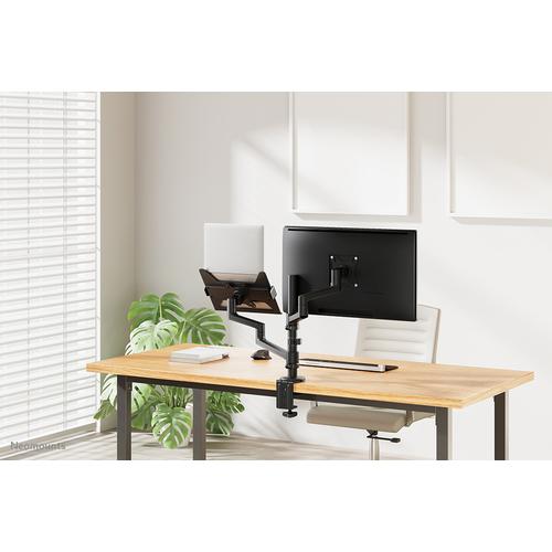 Neomounts DS20-425BL2 Monitorarm met laptophouder 17-27" - ruimtebesparend - Image 9