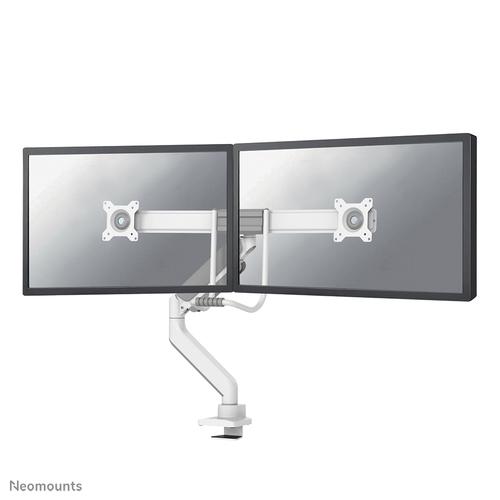 Neomounts DS75-450WH2 Monitorarm 17-32" - gasveer - Topfix - 180°-stop - Image 1