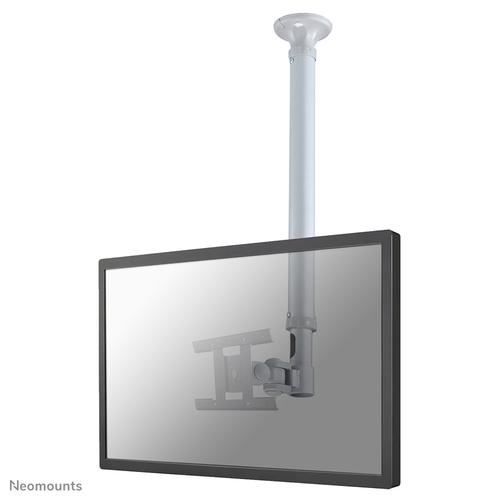 Neomounts FPMA-C100SILVER Monitor/TV-beugel plafond 10-30" - h 79-129 cm - Image 1
