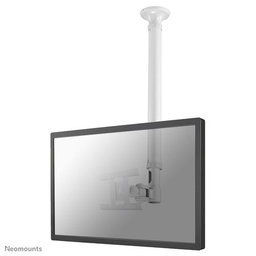 Neomounts FPMA-C100WHITE Monitor/TV-beugel plafond 10-30" - h 79-129 cm - Image 1