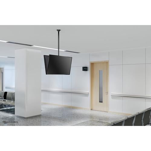 Neomounts FPMA-C340DBLACK Dual monitor/TV-beugel plafond 32-75" - h 106-156 cm - Image 2