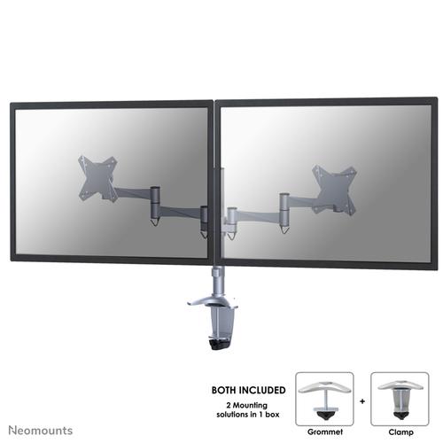Neomounts FPMA-D1330DSILVER Monitorarm 10-27 - Image 1