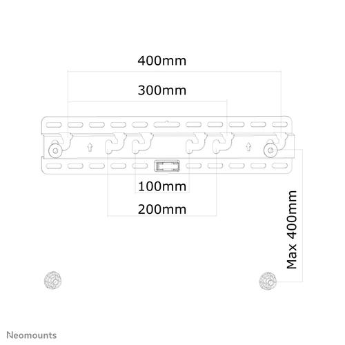 Neomounts LED-W040 TV-beugel wand 23-52" - ultra-vlak - Image 3