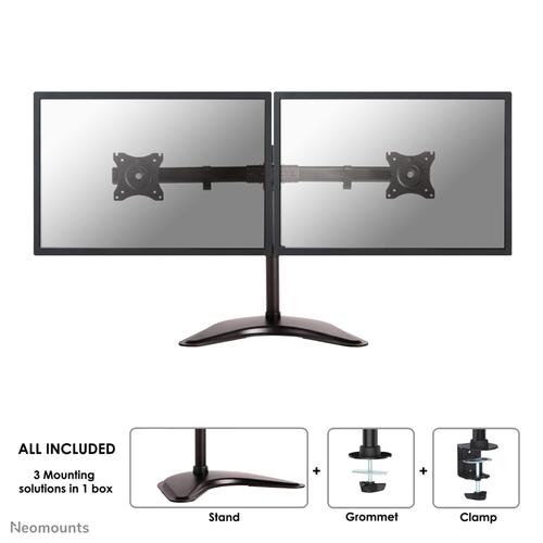 Neomounts NM-D335DBLACK Monitorstandaard 10-27 - Image 1