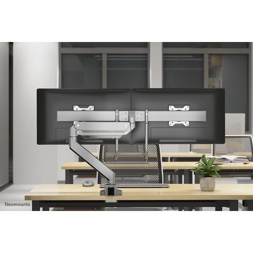 Neomounts NM-D775DXSILVER Monitorarm 10-32" - gasveer - Topfix - 180°-stop - Image 3