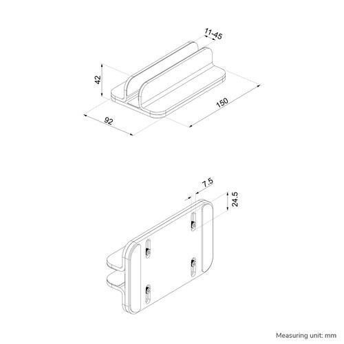 Neomounts NSLS300SILVER Laptophouder 11-17" - universeel - Image 4