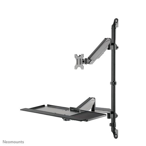 Neomounts WL90-325BL1 Zit-sta werkstation wand 17-32" - gasveer - Image 5