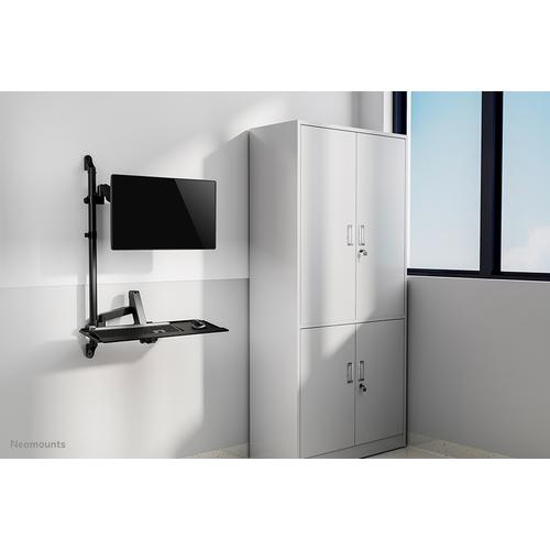 Neomounts WL90-325BL1 Zit-sta werkstation wand 17-32" - gasveer - Image 6
