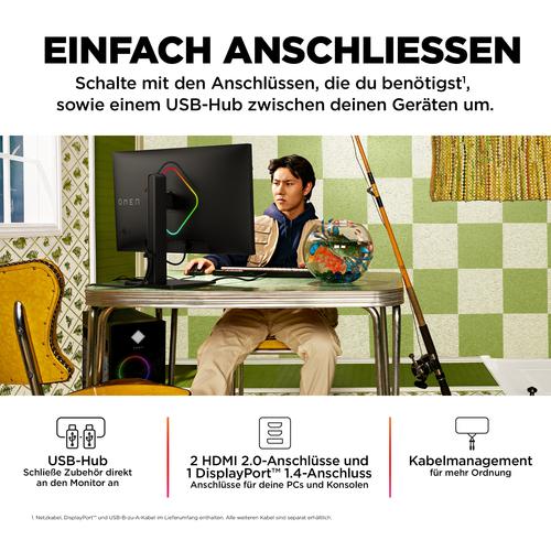 OMEN by HP 27 inch QHD 240 Hz gaming monitor - OMEN 27qs - Image 3