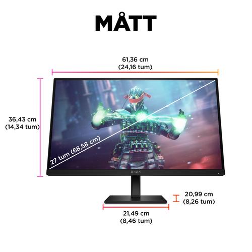 OMEN by HP 27 inch UHD 144 Hz gamingmonitor - OMEN 27k - Image 10