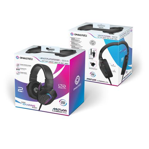 Oniverse Meteor Headset Bedraad Hoofdband Gamen Zwart - Image 3