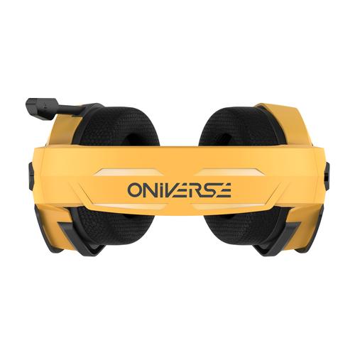 Oniverse Nebula Headset Bedraad Hoofdband Gamen USB Type-A Zwart, Geel - Image 4