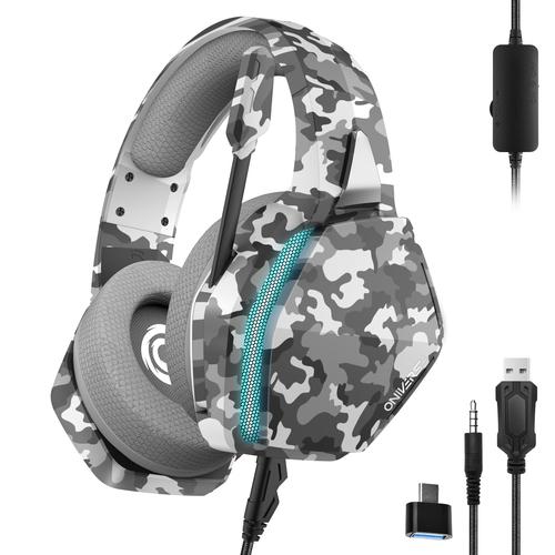 Oniverse Nebula Headset Bedraad Hoofdband Gamen USB Type-A Camouflage - Image 6