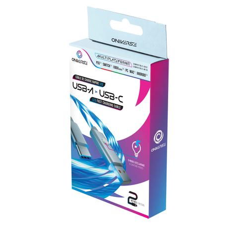 Oniverse ONICAB1-TYPEC2-WHT USB-kabel 2 m Micro-USB A USB C Wit - Image 7