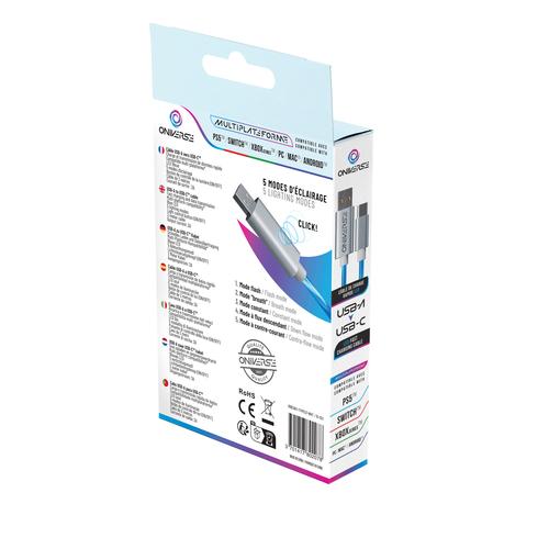 Oniverse ONICAB1-TYPEC2-WHT USB-kabel 2 m Micro-USB A USB C Wit - Image 8