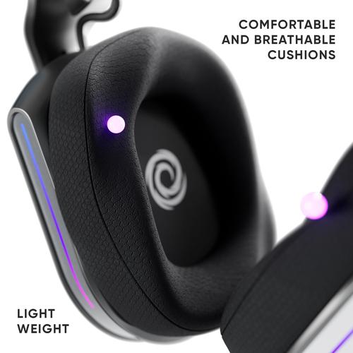 Oniverse Polaris Headset Bedraad en draadloos Hoofdband Gamen USB Type-C / USB Type-A Bluetooth Zwart - Image 7