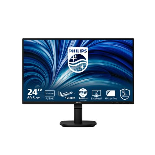 Philips 2000 series 24B2N2200/00 computer monitor 60,5 cm (23.8") 1920 x 1080 Pixels Full HD LCD Zwart - Image 1