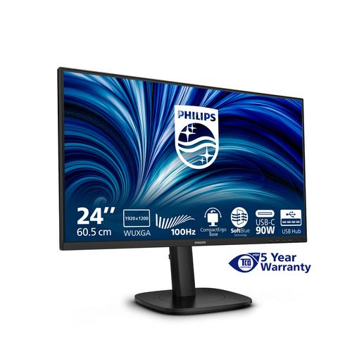 Philips 3000 series 24B2U3301D/00 computer monitor 61,2 cm (24.1") 1920 x 1200 Pixels WUXGA LCD Zwart - Image 9