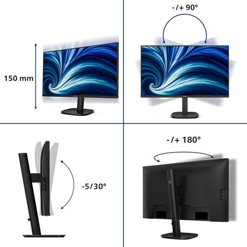Philips 3000 series 27B2U3601/00 computer monitor 68,6 cm (27") 2560 x 1440 Pixels Quad HD LCD Zwart - Image 10