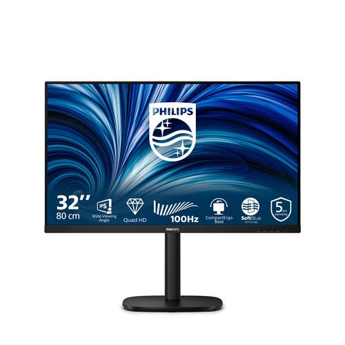 Philips 3000 series 32B2N3500/00 computer monitor 80 cm (31.5") 2560 x 1440 Pixels Quad HD LCD Zwart - Image 1