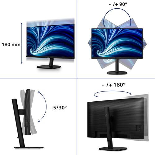 Philips 3000 series 32B2N3500/00 computer monitor 80 cm (31.5") 2560 x 1440 Pixels Quad HD LCD Zwart - Image 9