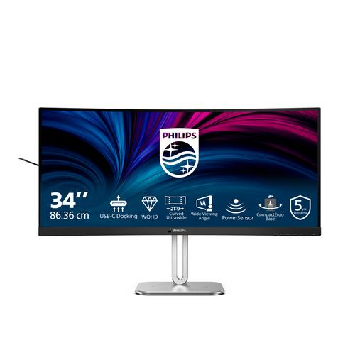 Philips 5000 series 34B2U5600C/00 computer monitor 86,4 cm (34") 3440 x 1440 Pixels Dual QHD LCD Grijs - Image 1