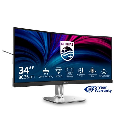 Philips 5000 series 34B2U5600C/00 computer monitor 86,4 cm (34") 3440 x 1440 Pixels Dual QHD LCD Grijs - Image 10