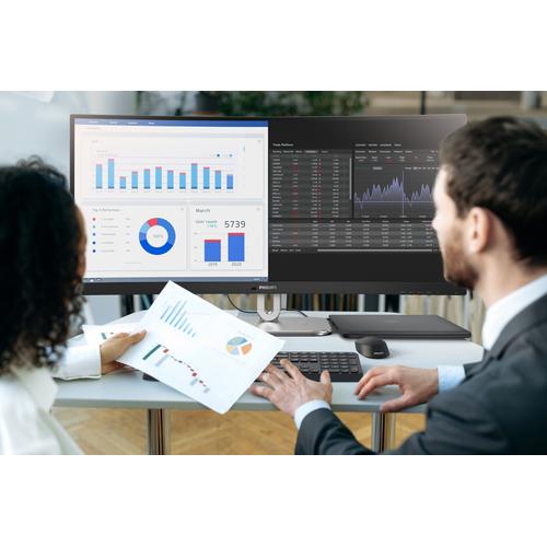 Philips 5000 series 34B2U5600C/00 computer monitor 86,4 cm (34") 3440 x 1440 Pixels Dual QHD LCD Grijs - Image 4