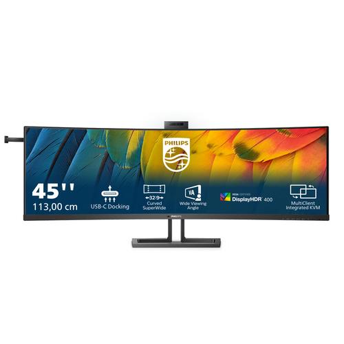Philips 6000 series 45B1U6900CH/00 computer monitor 113 cm (44.5") 5120 x 1440 Pixels UltraWide Dual Quad HD LED Zwart