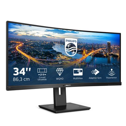 Philips B Line 345B1C/00 computer monitor 86,4 cm (34") 3440 x 1440 Pixels Quad HD LCD Zwart - Image 3