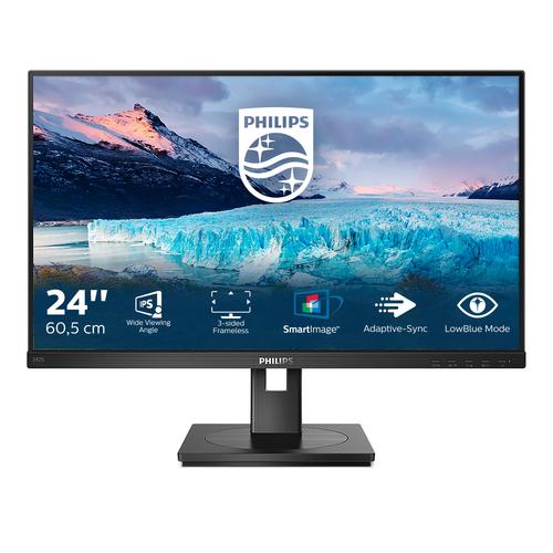 Philips S Line 242S1AE/00 computer monitor 60,5 cm (23.8") 1920 x 1080 Pixels Full HD LED Zwart - Image 1