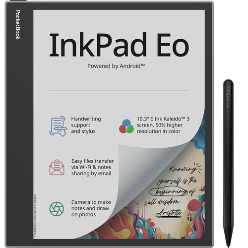 PocketBook InkPad Eo - Mist Grey e-book reader Touchscreen 64 GB Wifi Zwart, Grijs