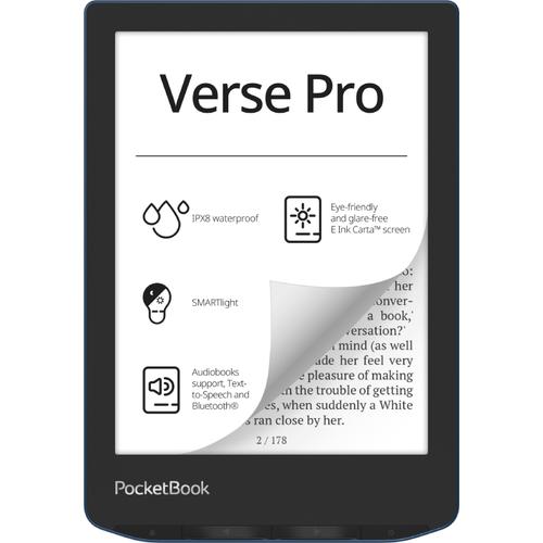 PocketBook Verse Pro e-book reader Touchscreen 16 GB Wifi Zwart, Blauw - Image 1