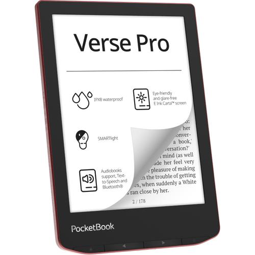 PocketBook Verse Pro e-book reader Touchscreen 16 GB Wifi Zwart, Rood - Image 3