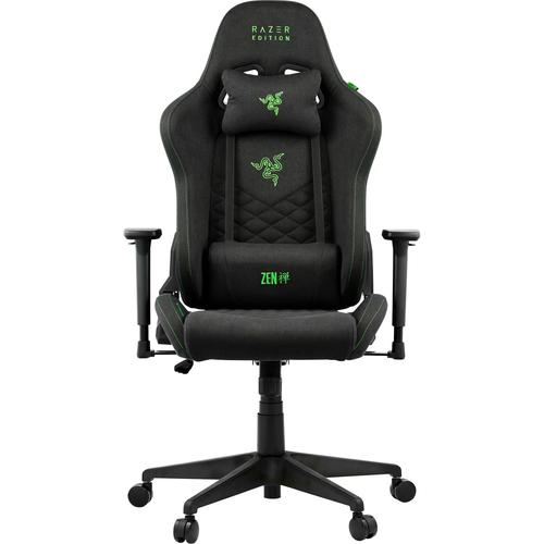 Razer by Zen - Tarok Natrix Cloth Gaming leunstoel Gecapitonneerde zitting Zwart, Groen - Image 1