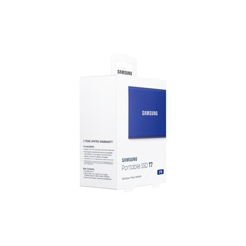 Samsung Portable SSD T7 2 TB USB Type-C 3.2 Gen 2 (3.1 Gen 2) Blauw - Image 2