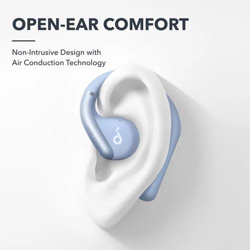 Soundcore AeroFit Headset Draadloos oorhaak Gesprekken/Muziek/Sport/Elke dag Bluetooth Lichtblauw - Image 2