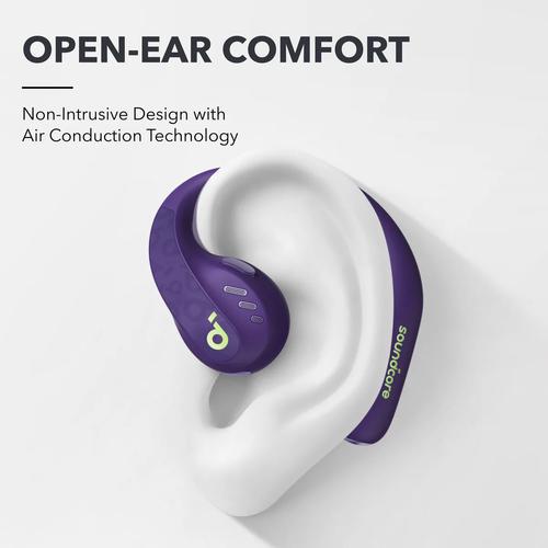 Soundcore AeroFit Pro Headset Draadloos oorhaak Gesprekken/Muziek/Sport/Elke dag Bluetooth Paars - Image 2