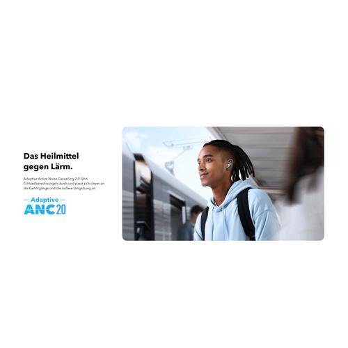 Soundcore Liberty 4 NC Headset Draadloos In-ear Oproepen/muziek Bluetooth Wit - Image 3