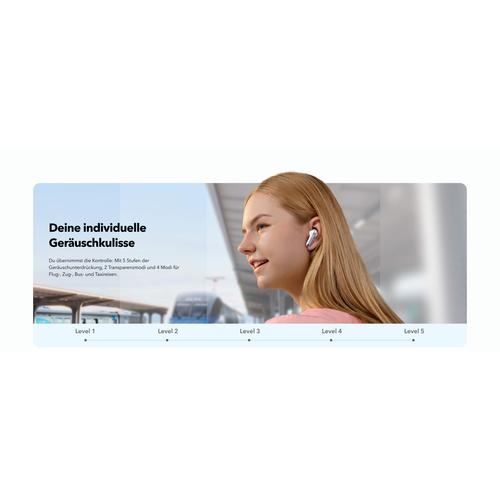 Soundcore Liberty 4 NC Headset Draadloos In-ear Oproepen/muziek Bluetooth Wit - Image 4