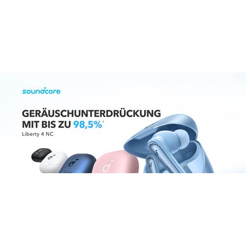 Soundcore Liberty 4 NC Hoofdtelefoons Draadloos In-ear Oproepen/muziek Bluetooth Zwart - Image 3