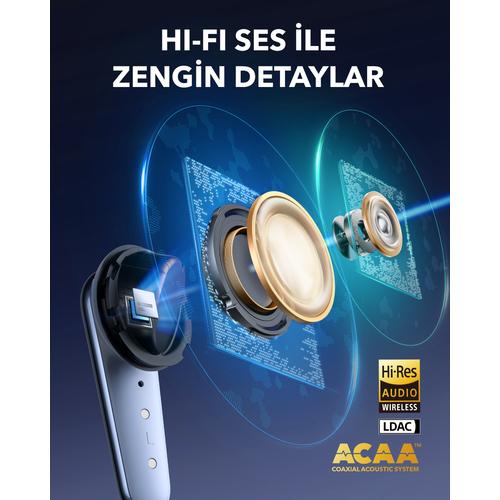 Soundcore Liberty 4 Pro Headset True Wireless Stereo (TWS) In-ear Gesprekken/Muziek/Sport/Elke dag USB Type-C Bluetooth Zwart - Image 4