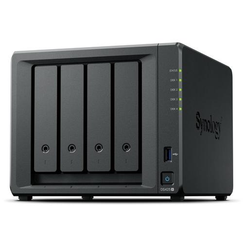 Synology DiskStation DS425+ data-opslag-server NAS Intel® Celeron® J4125 2 GB DDR4 0 TB Zwart