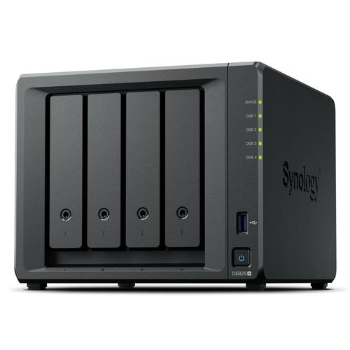Synology DiskStation DS925+ data-opslag-server NAS Ryzen Embedded V1500B 4 GB DDR4 0 TB Zwart - Image 1
