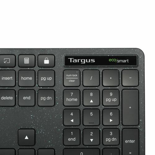 Targus EcoSmart AKB874UK toetsenbord Universeel USB QWERTY Brits Engels Zwart - Image 2