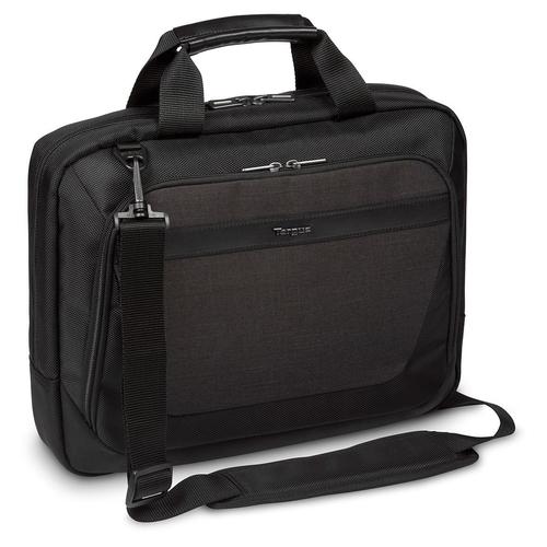 Targus TBT913EU laptoptas 35,6 cm (14") Aktetas Zwart, Grijs - Image 1